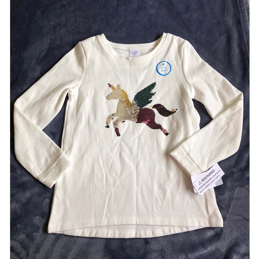 CARTER’s Flip Sequin Pegasus Fleece Sweatshirt
